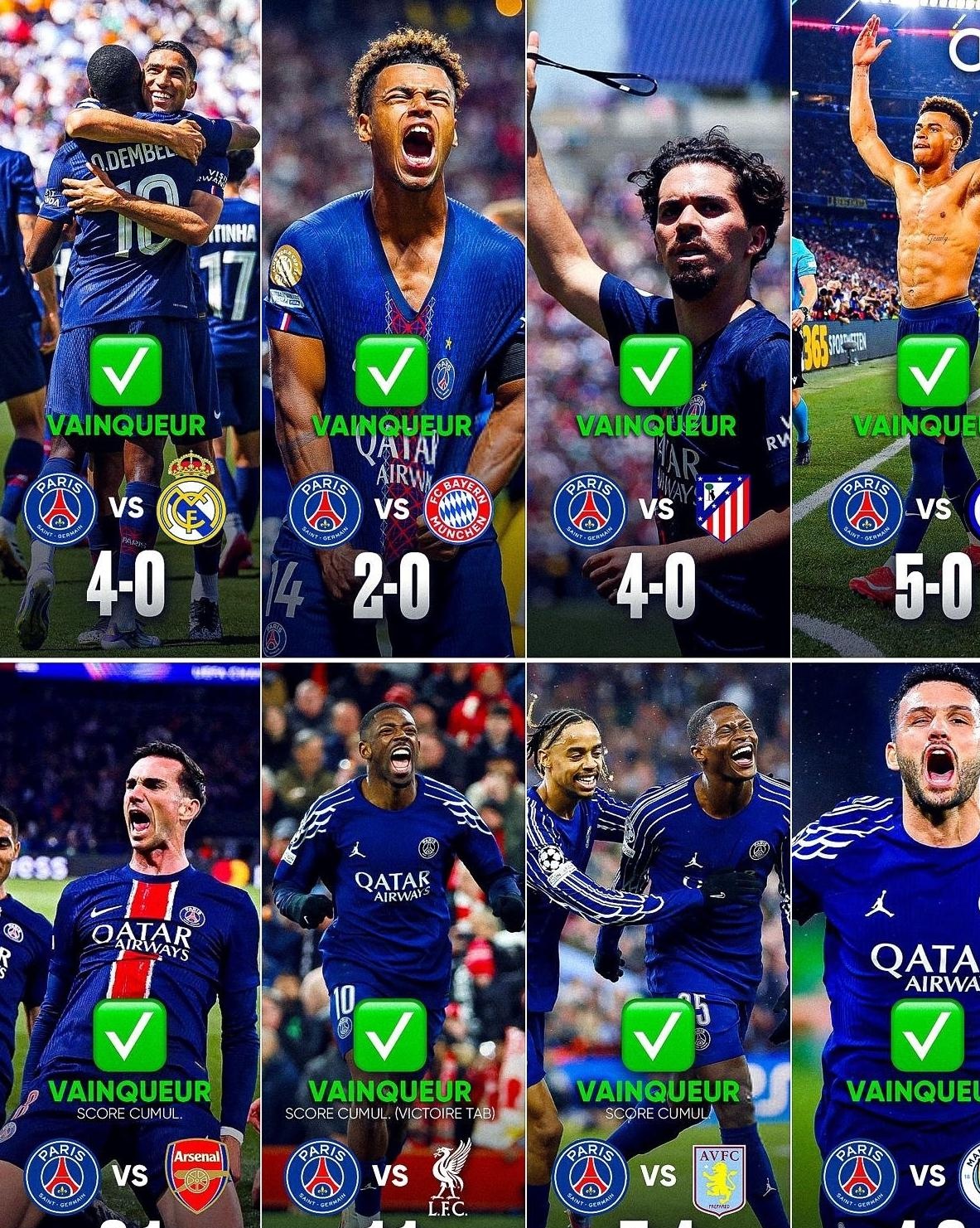 巴黎圣日耳曼逆转阿贾克斯，晋级四强